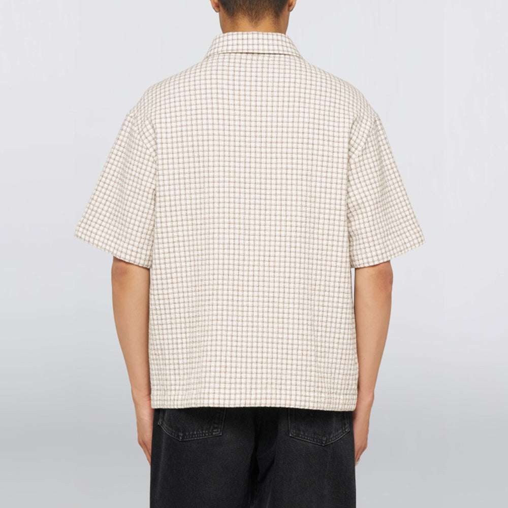 Zed SS Shirt - White / Brown
