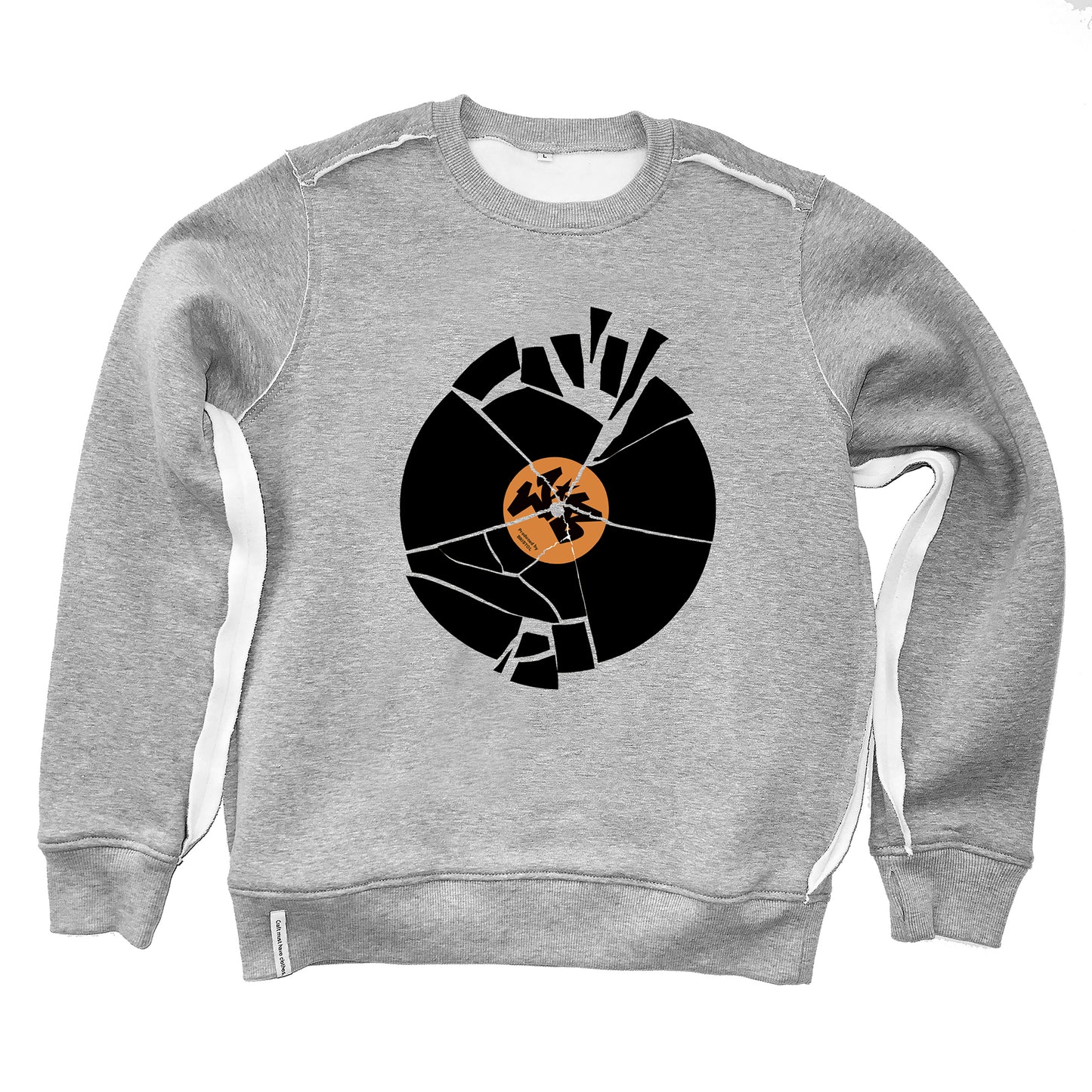 AKA Six X Wild Bunch Broken Record Sweatshirt - Grey