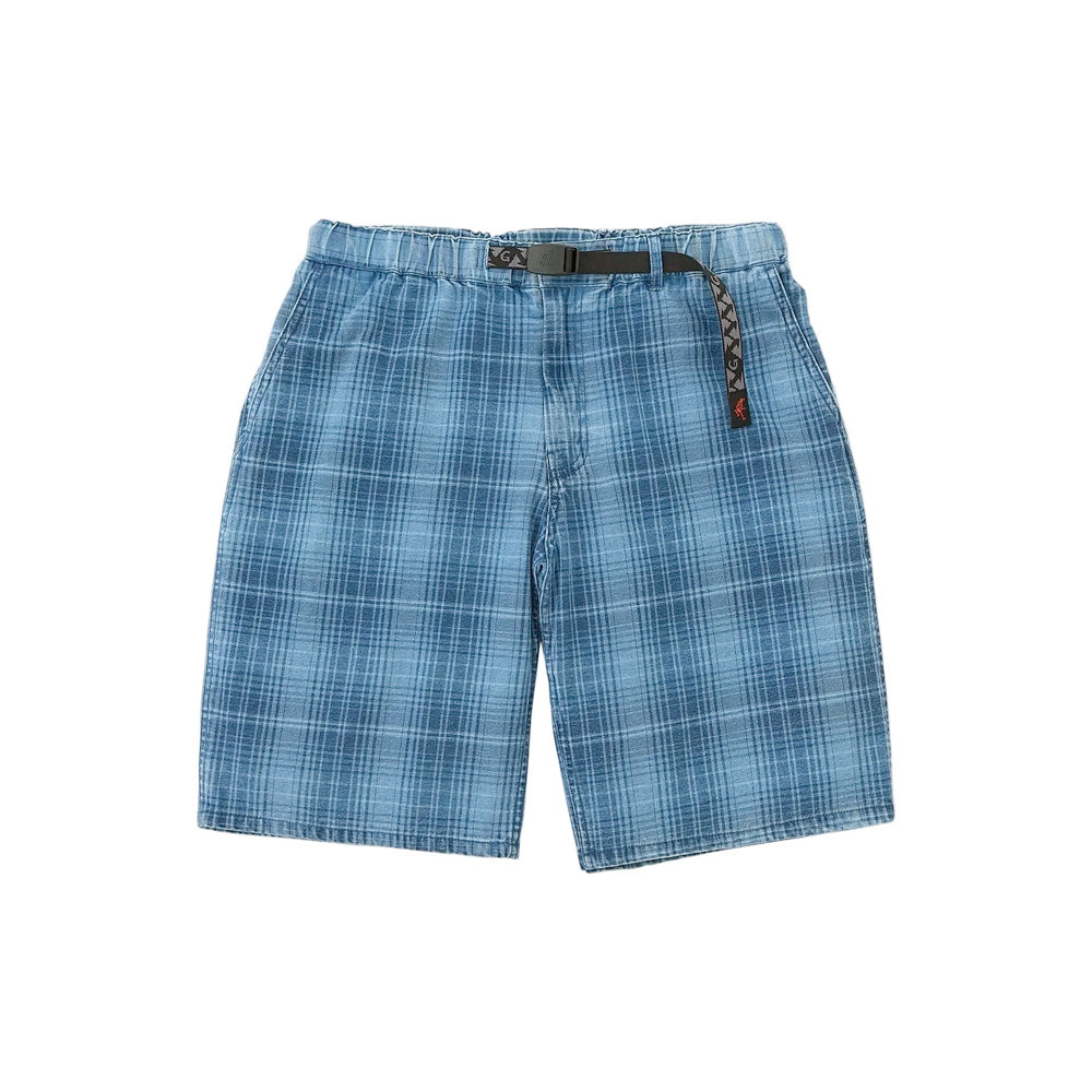 Lagoon Short - Denim Plaid