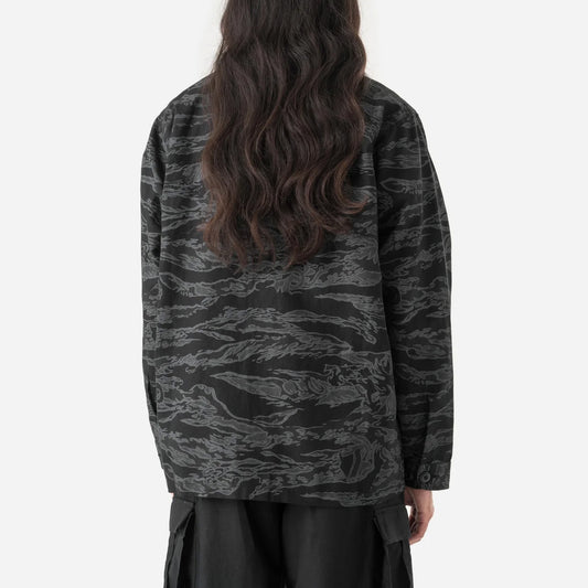 7147 Bonsai Tigerstripe L/S Utility Shirt - Subdued Night