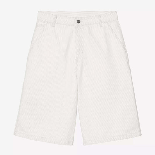 W' Mercer Single Knee Short - Mercer Stripe, Graphite / Wax Bleached
