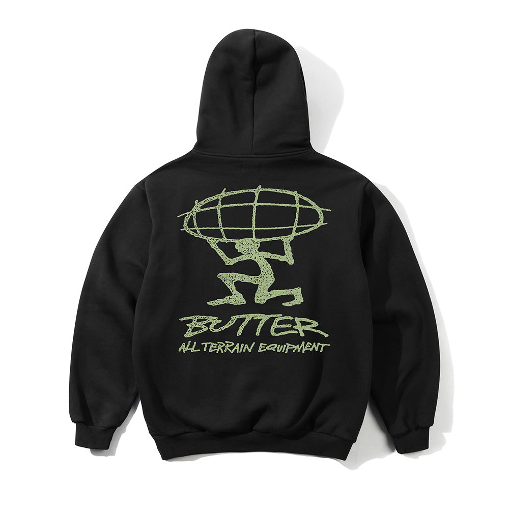 Terrain Pullover Hood - Black