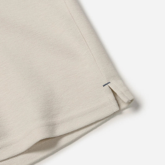 Terry Ringer Half Tee - Cream
