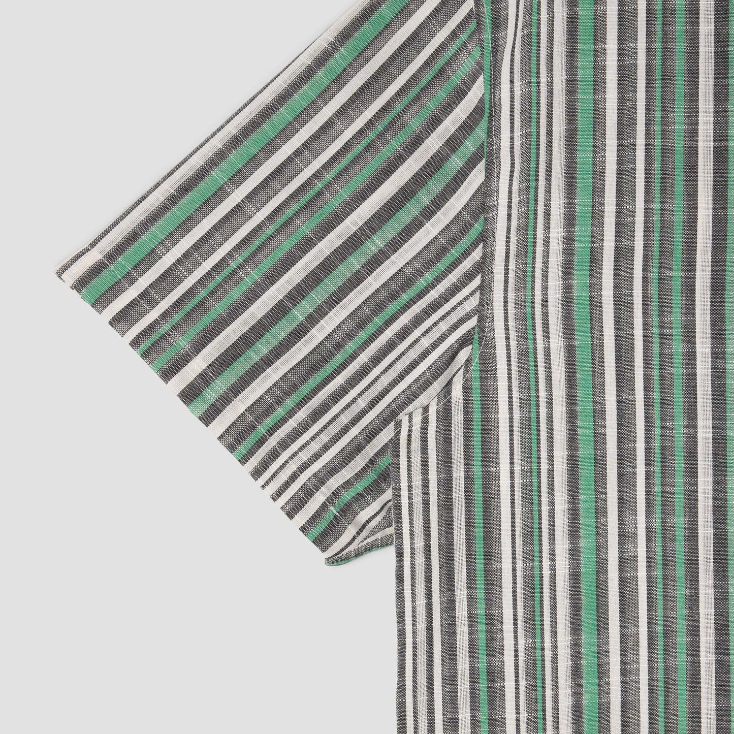 Tour Shirt - Black / Green Stripe