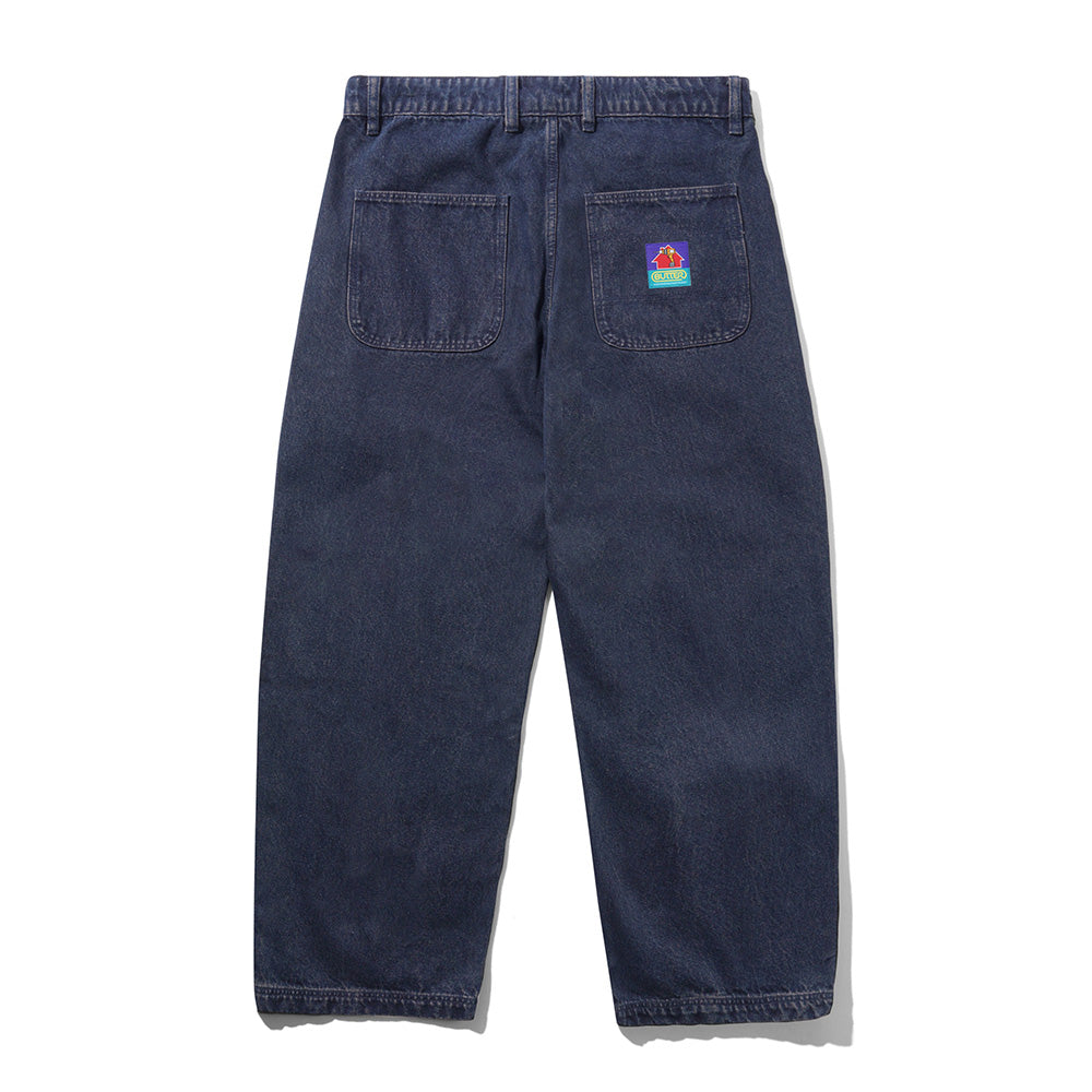 Work Pants - Distressed Tinted Indigo